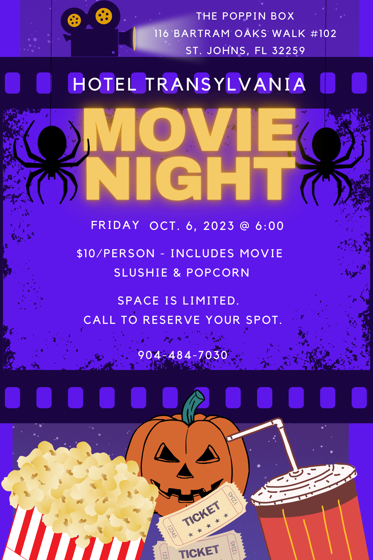 Movie Night at the Poppin Box is to be a sure night of fun!